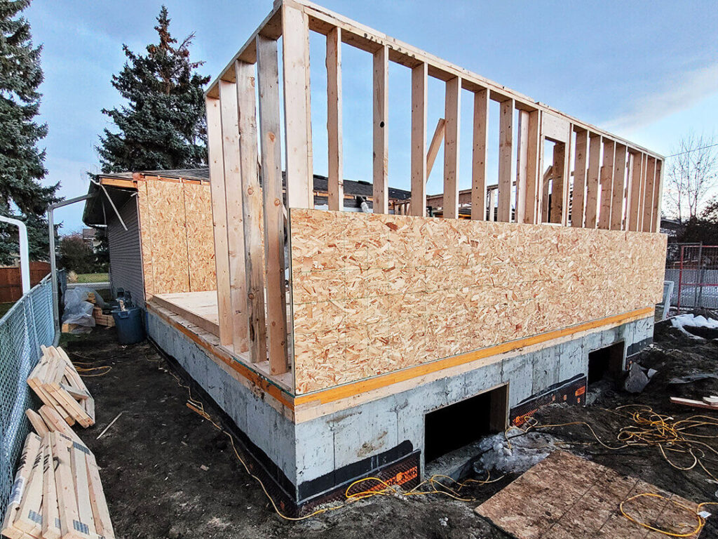HIPPO Home framing in Calgary